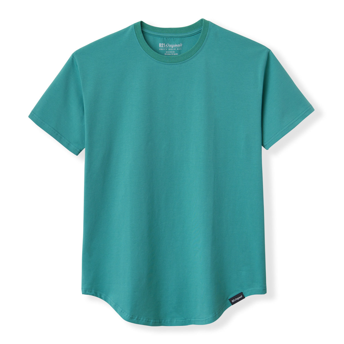 021 ESSENTIAL DROP-CUT T-SHIRT - EMERALD