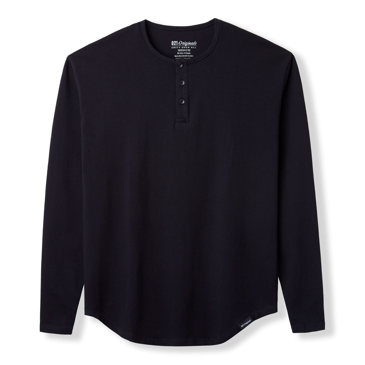 Black Long Sleeve Athletic - Buttery Soft Long Sleeve Black – 021