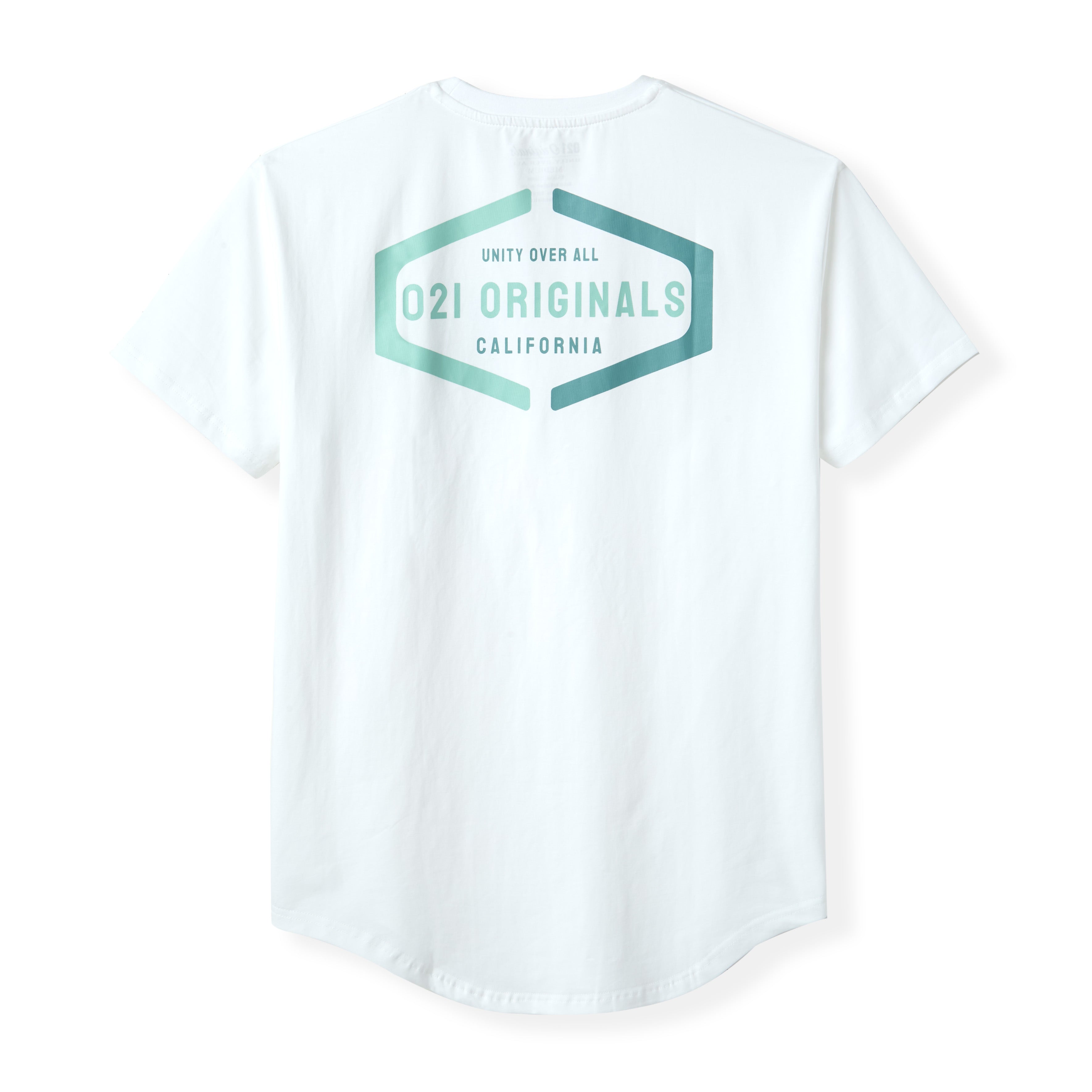 BALANCE DROP-CUT T-SHIRT - WHITE