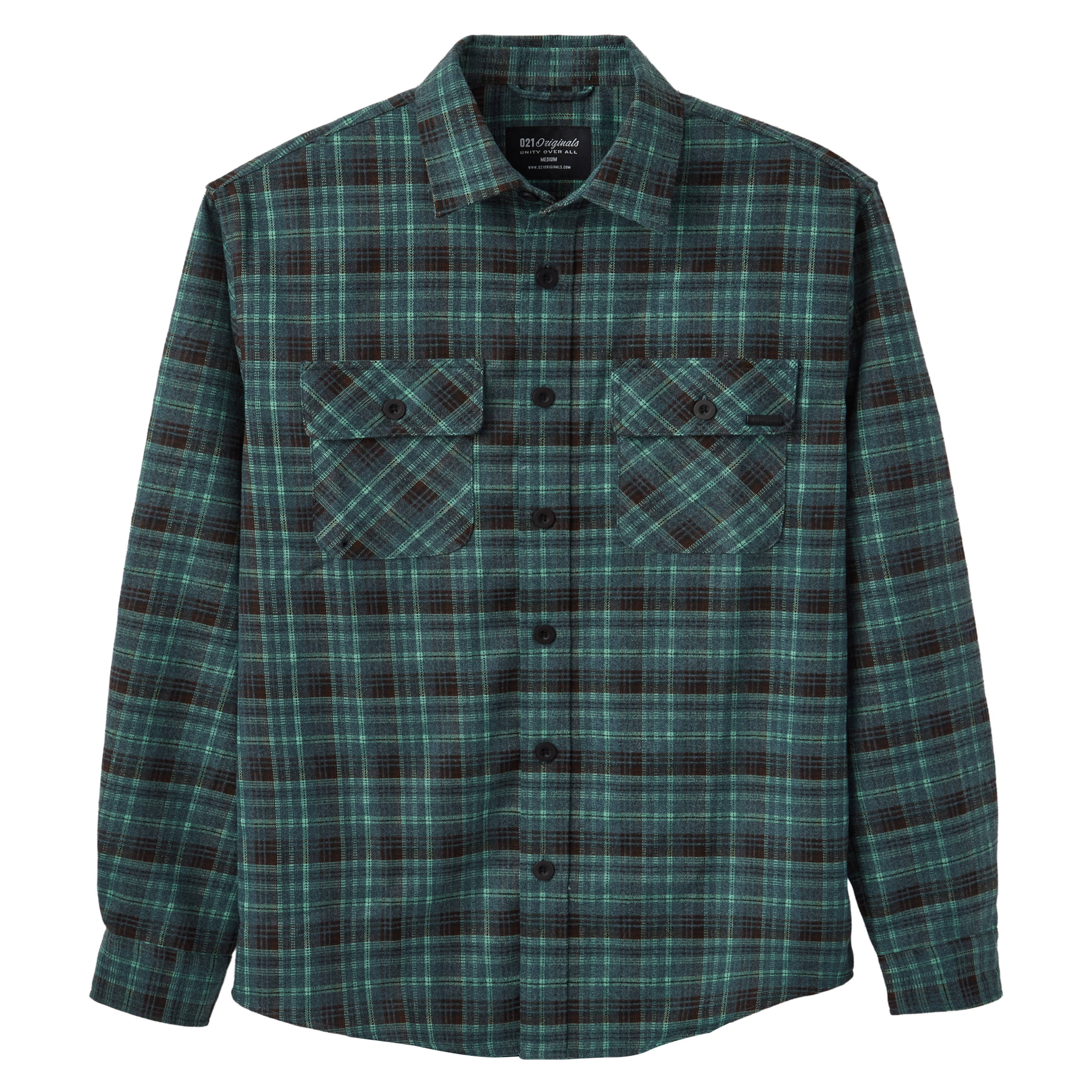 OUTSET FLANNEL - AQUA