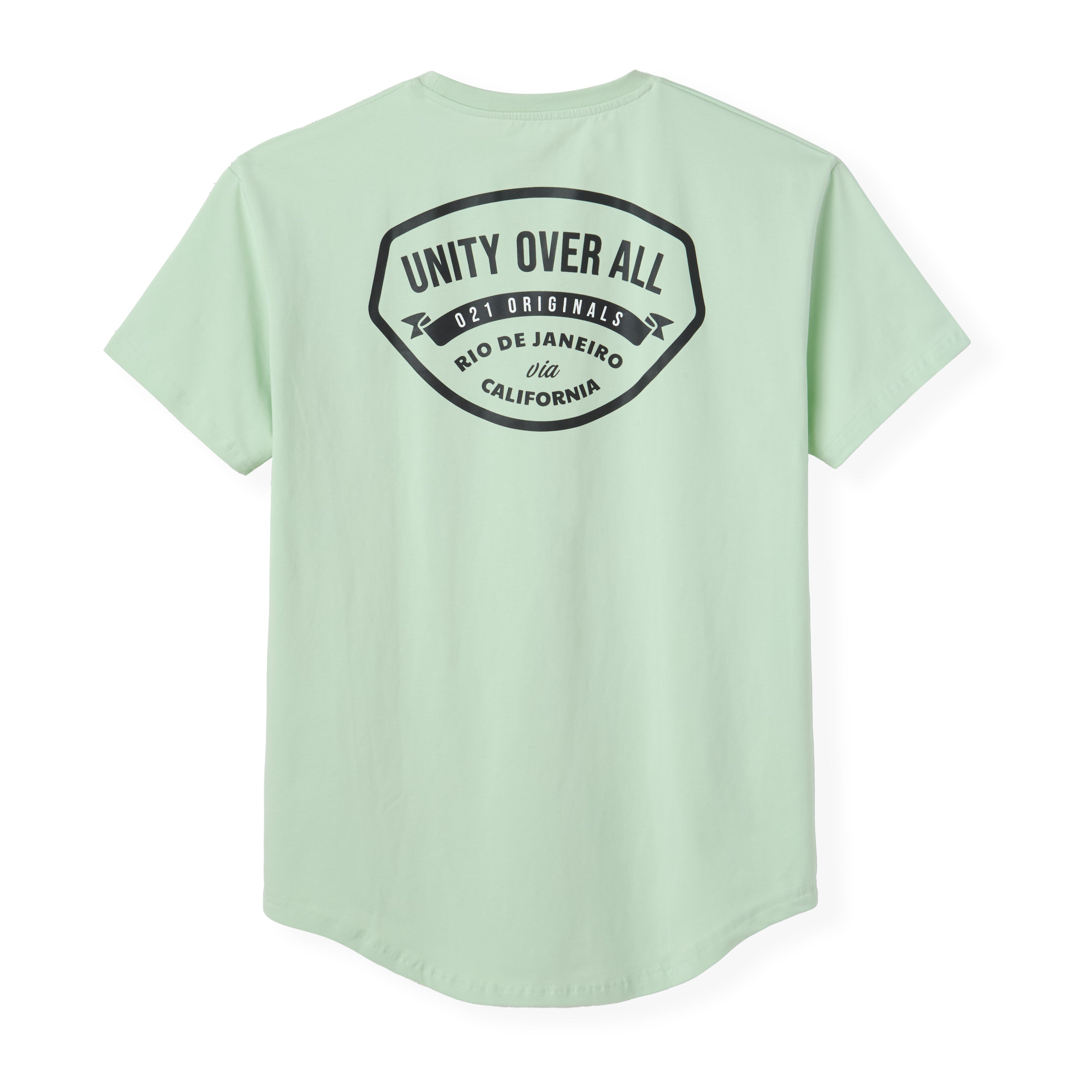 UNITY SCROLL DROP-CUT T-SHIRT - MINT