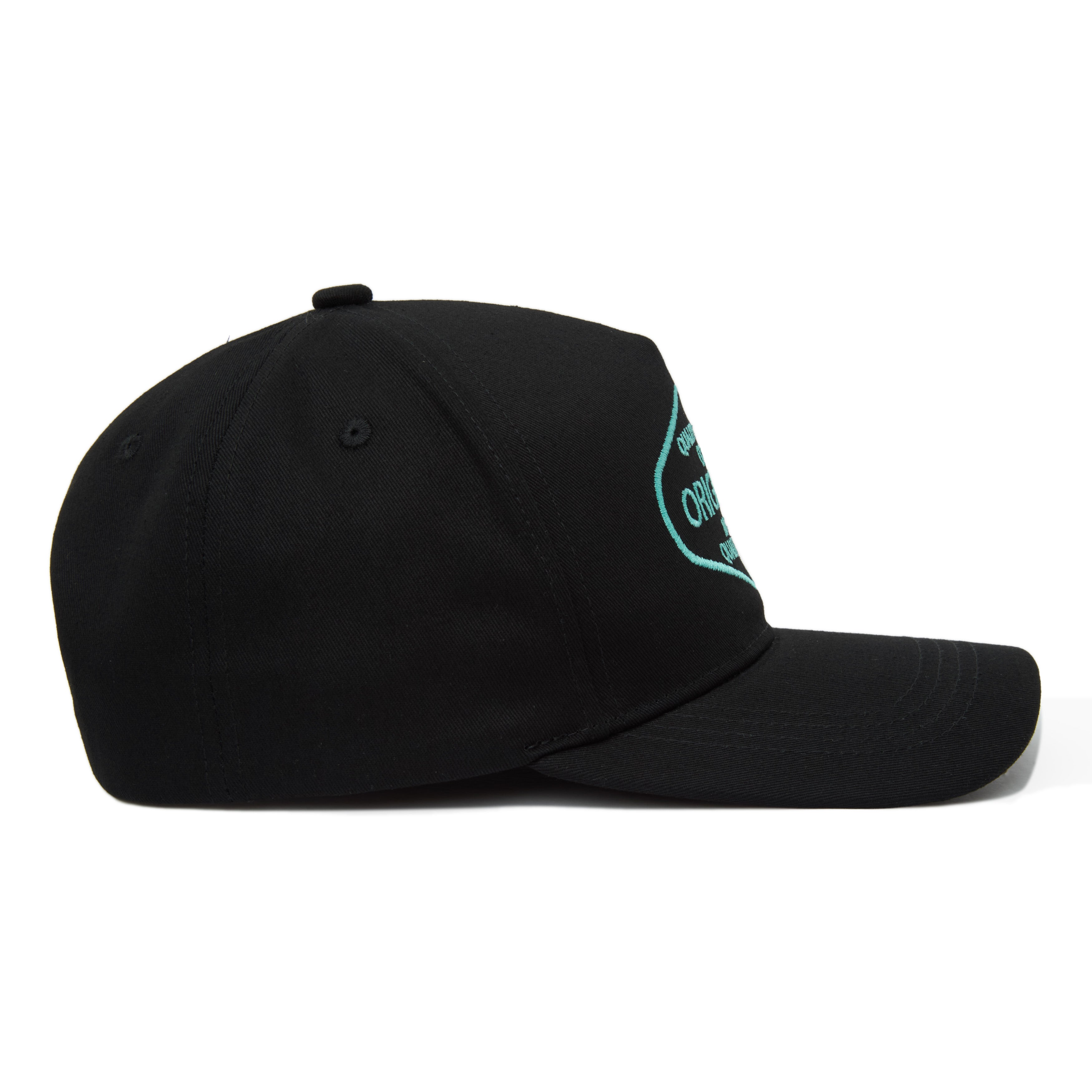 ODD DIAMOND SNAPBACK HAT - BLACK