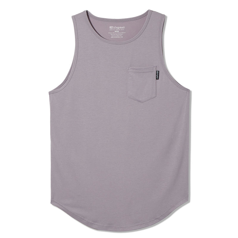 021 ESSENTIAL DROP-CUT TANK - LAVENDAR