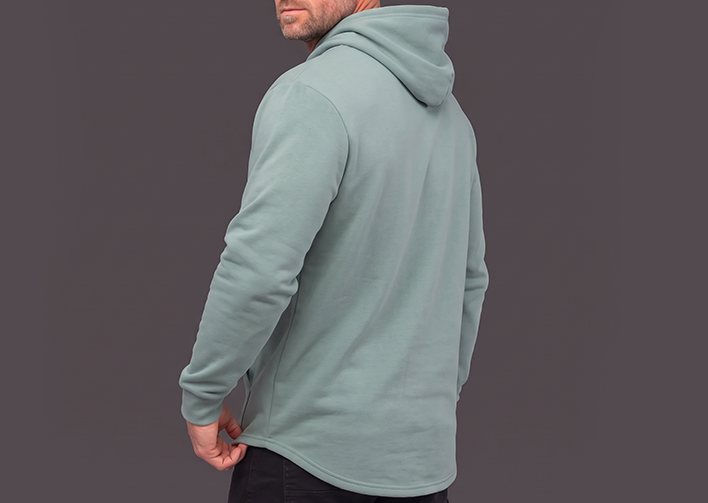 021 Originals drop-cut hoodie — the details