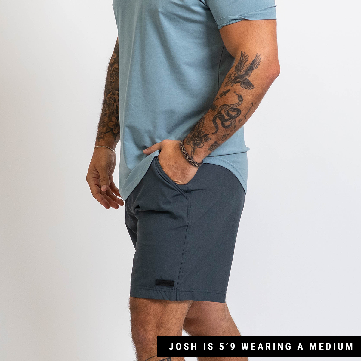 RHOAD SHORTS - GRAPHITE