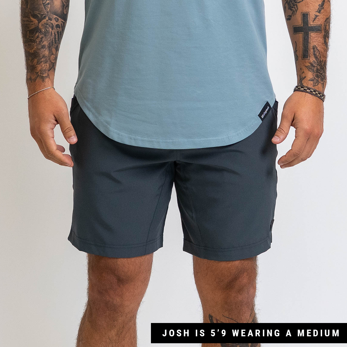 RHOAD SHORTS - GRAPHITE