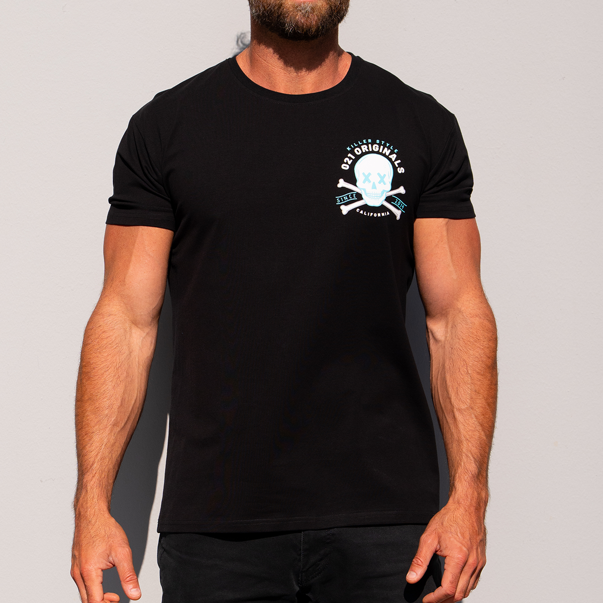 KILLER STYLE T-SHIRT - BLACK