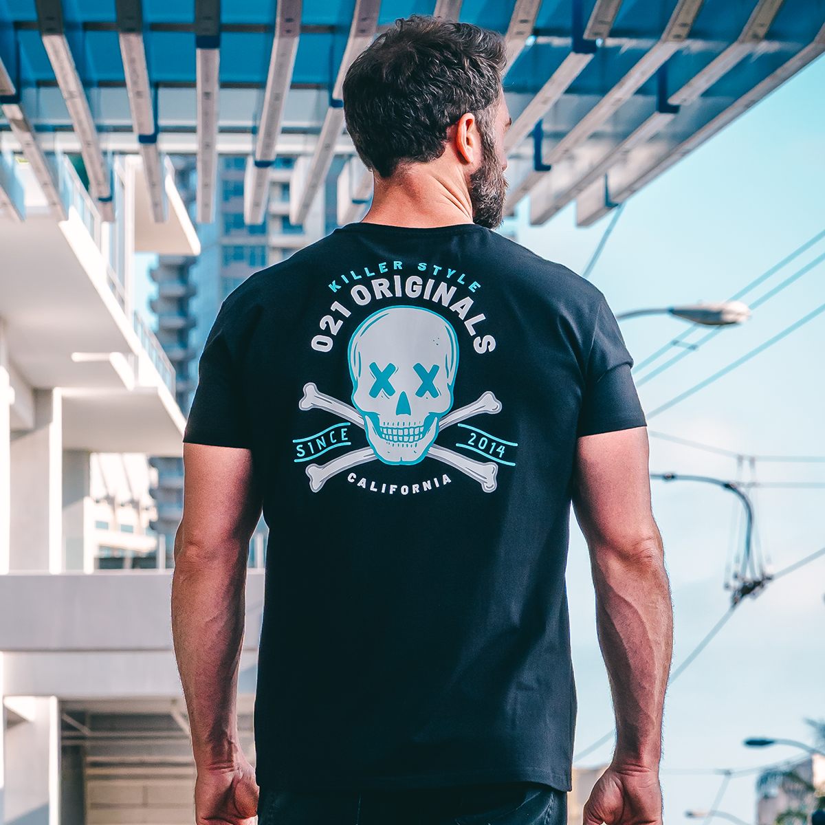 KILLER STYLE T-SHIRT - BLACK