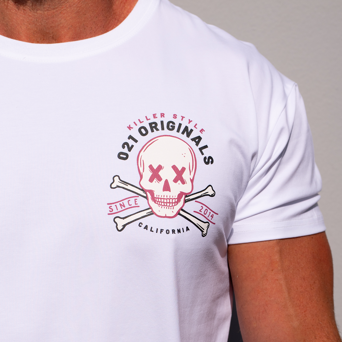 KILLER STYLE T-SHIRT - WHITE