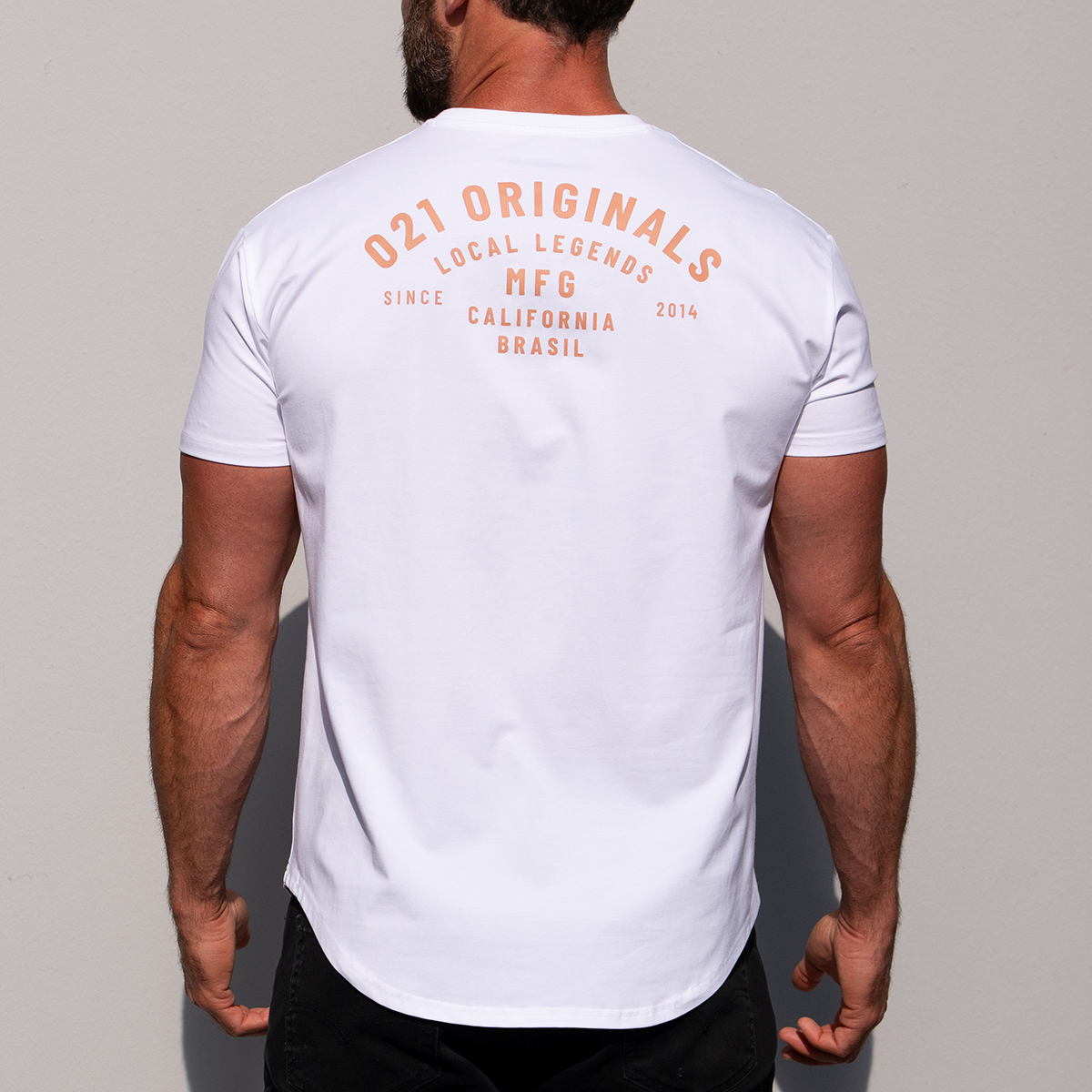 MFG DROP-CUT T-SHIRT - WHITE