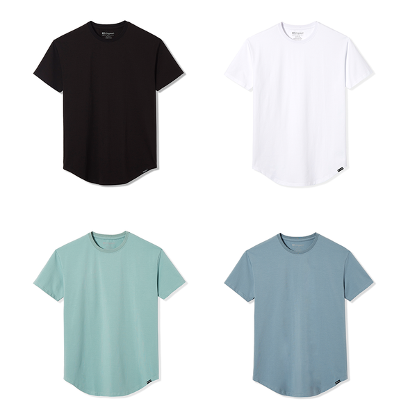 Athletic Drop-Cut T-Shirt - Comfortable T-Shirt BUNDLE – 021