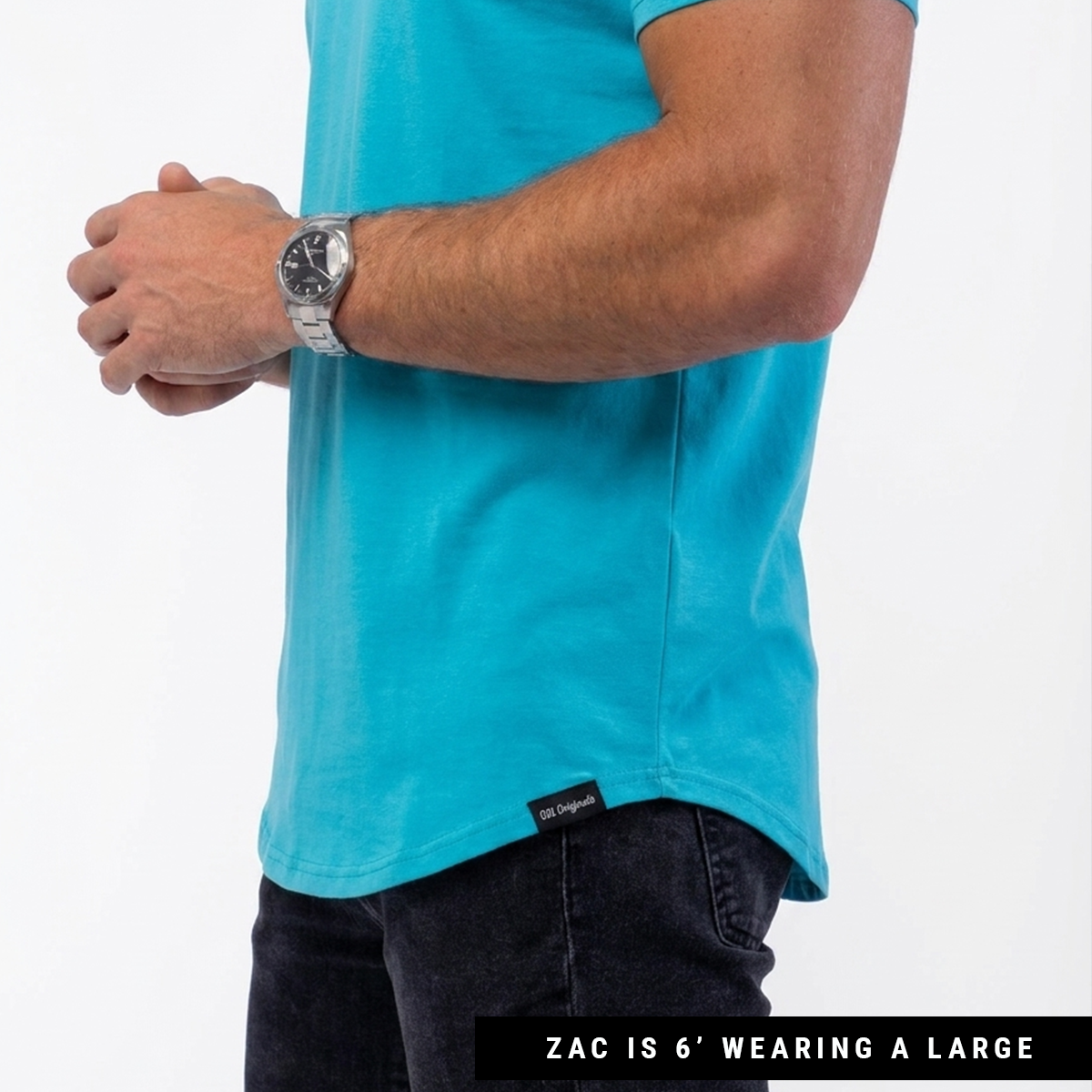 021 ESSENTIAL DROP-CUT POLO - LAGUNA