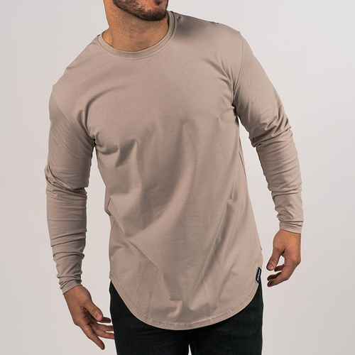 Soft Stretch Long Sleeve Cement