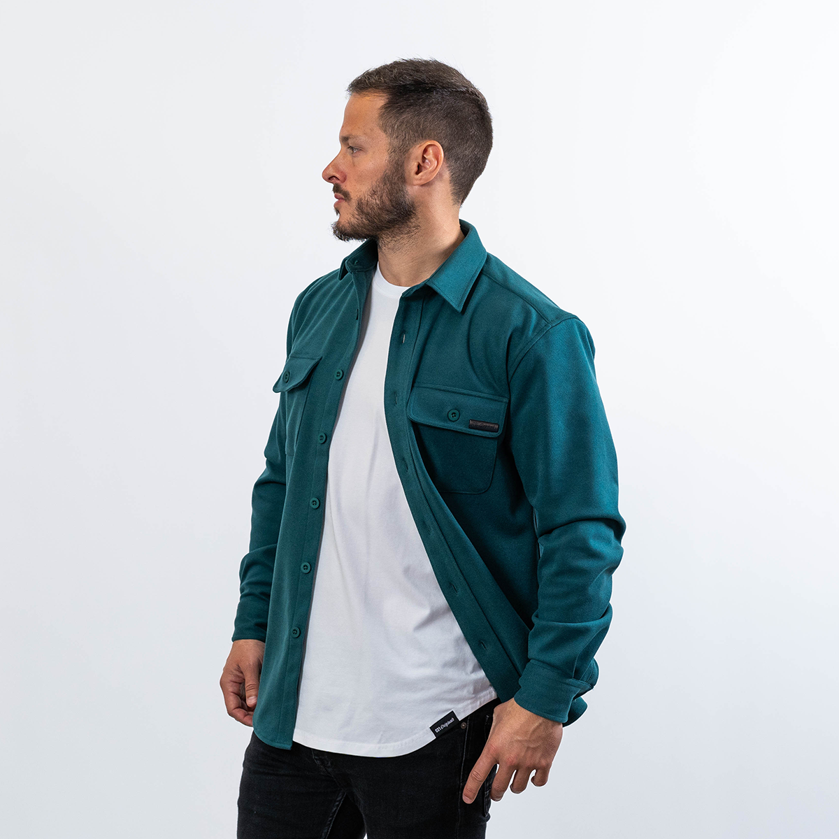 021 ESSENTIAL OVERSHIRT - EMERALD