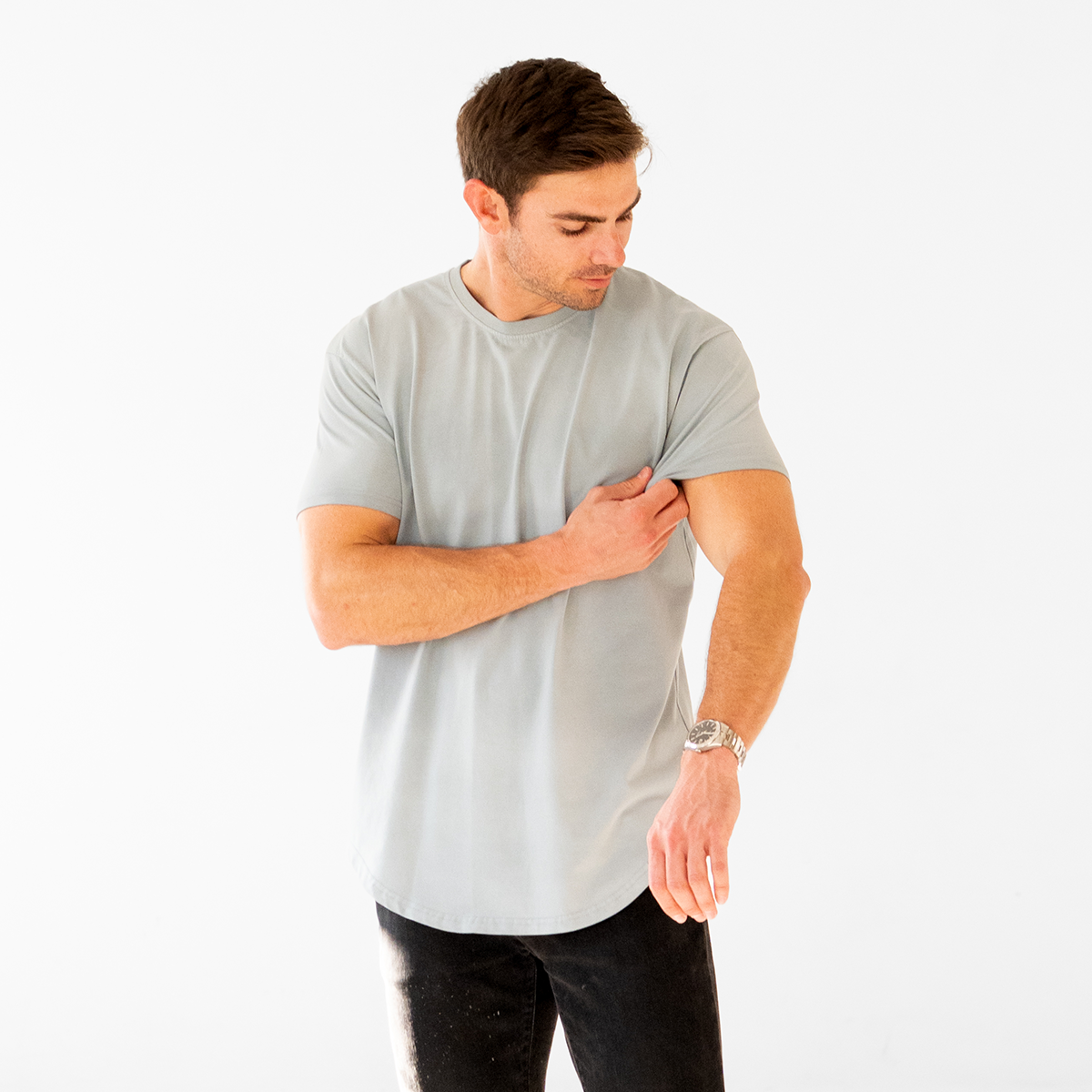 021 ESSENTIAL DROP-CUT WASHED T-SHIRT