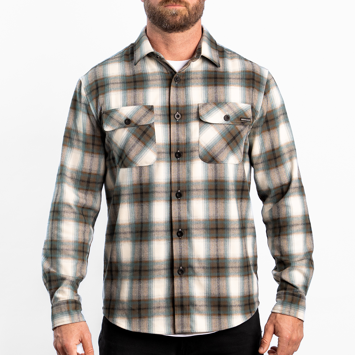 OUTSET FLANNEL - TURQUOISE