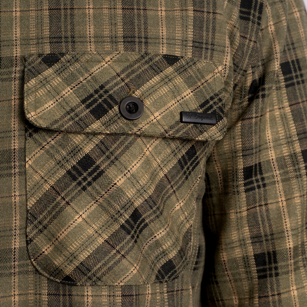 OUTSET FLANNEL - OLIVE