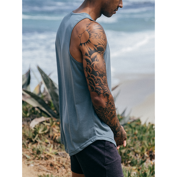 Sea Green Summer Tank - Casual Pocket Tank Top – 021 Originals