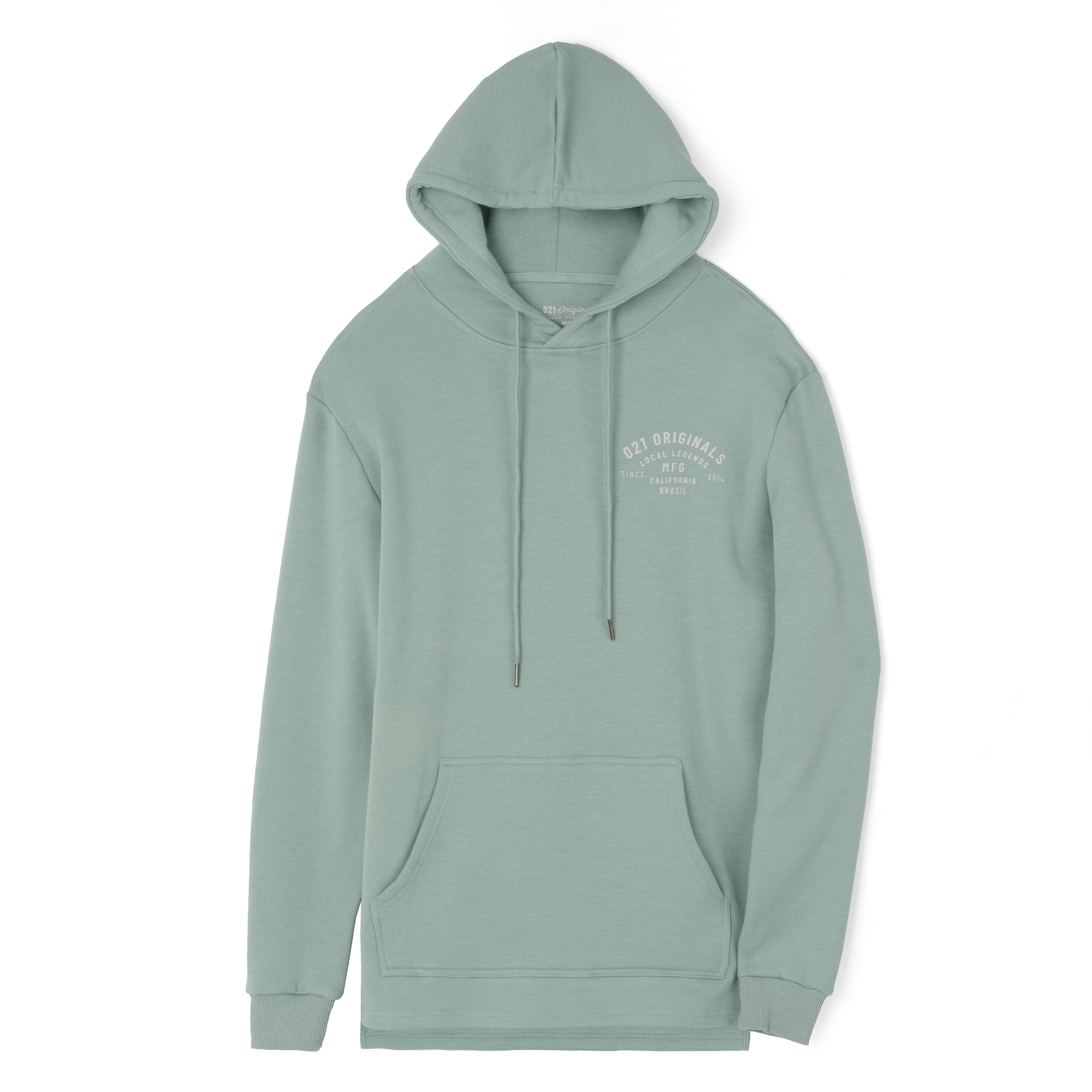 MFG Split-Hem Hoodie Sage