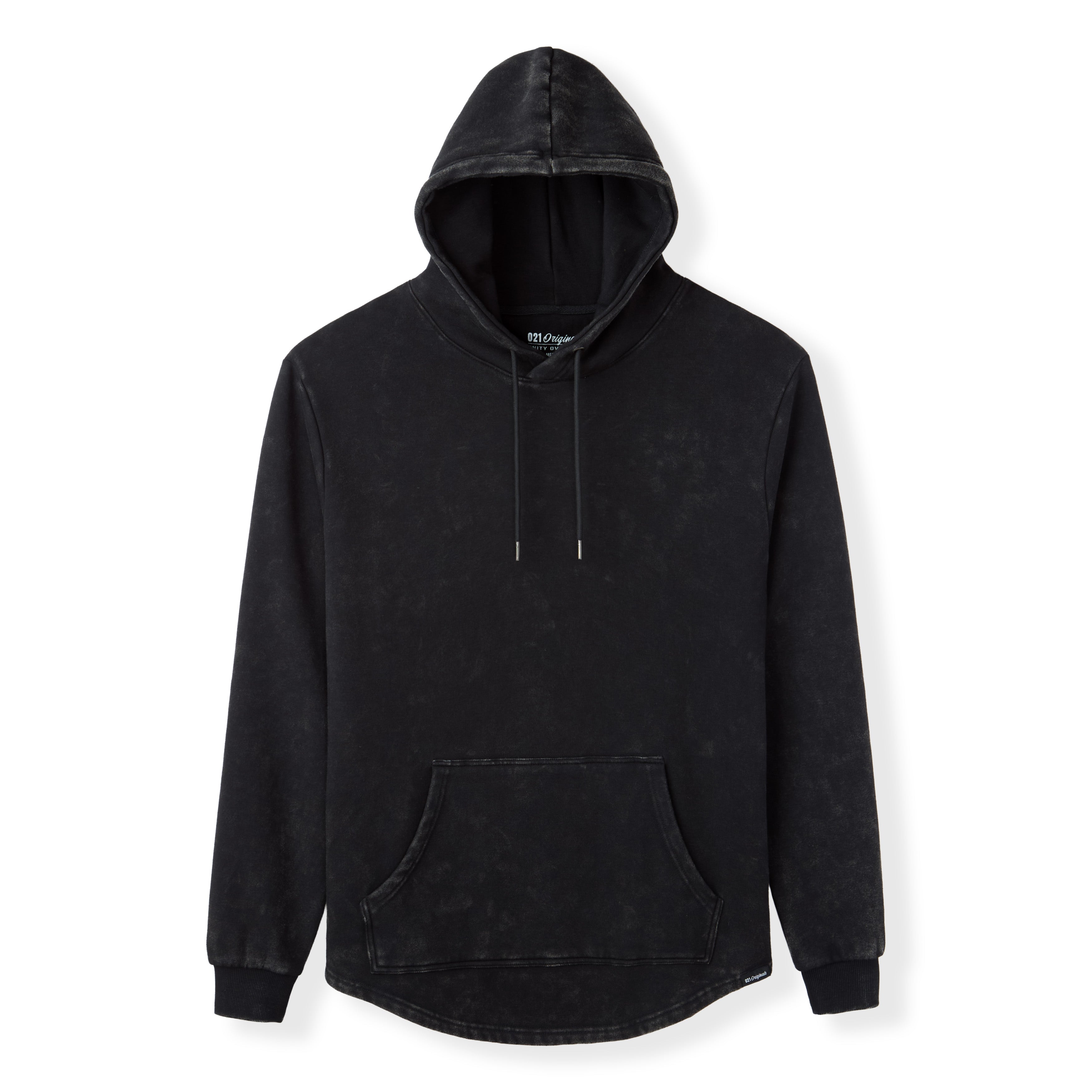 021 ESSENTIAL DROP-CUT HOODIE - ACID WASH