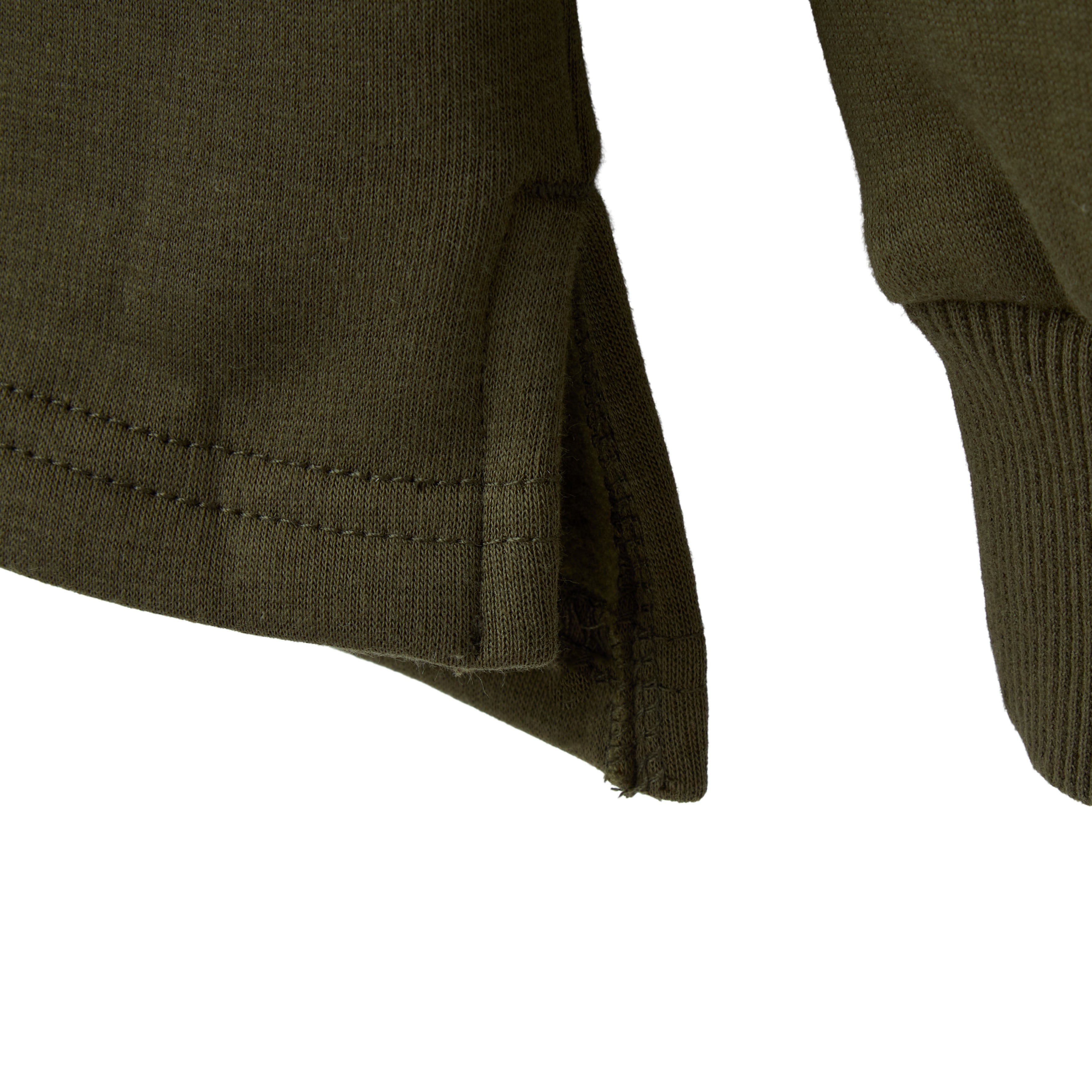 LOCAL MFG SPLIT-HEM HOODIE - OD GREEN