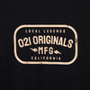 LOCAL MFG DROP-CUT T-SHIRT - BLACK