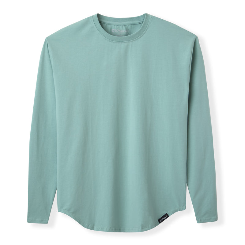 021 ESSENTIAL DROP-CUT LONG SLEEVE - SEA FOAM