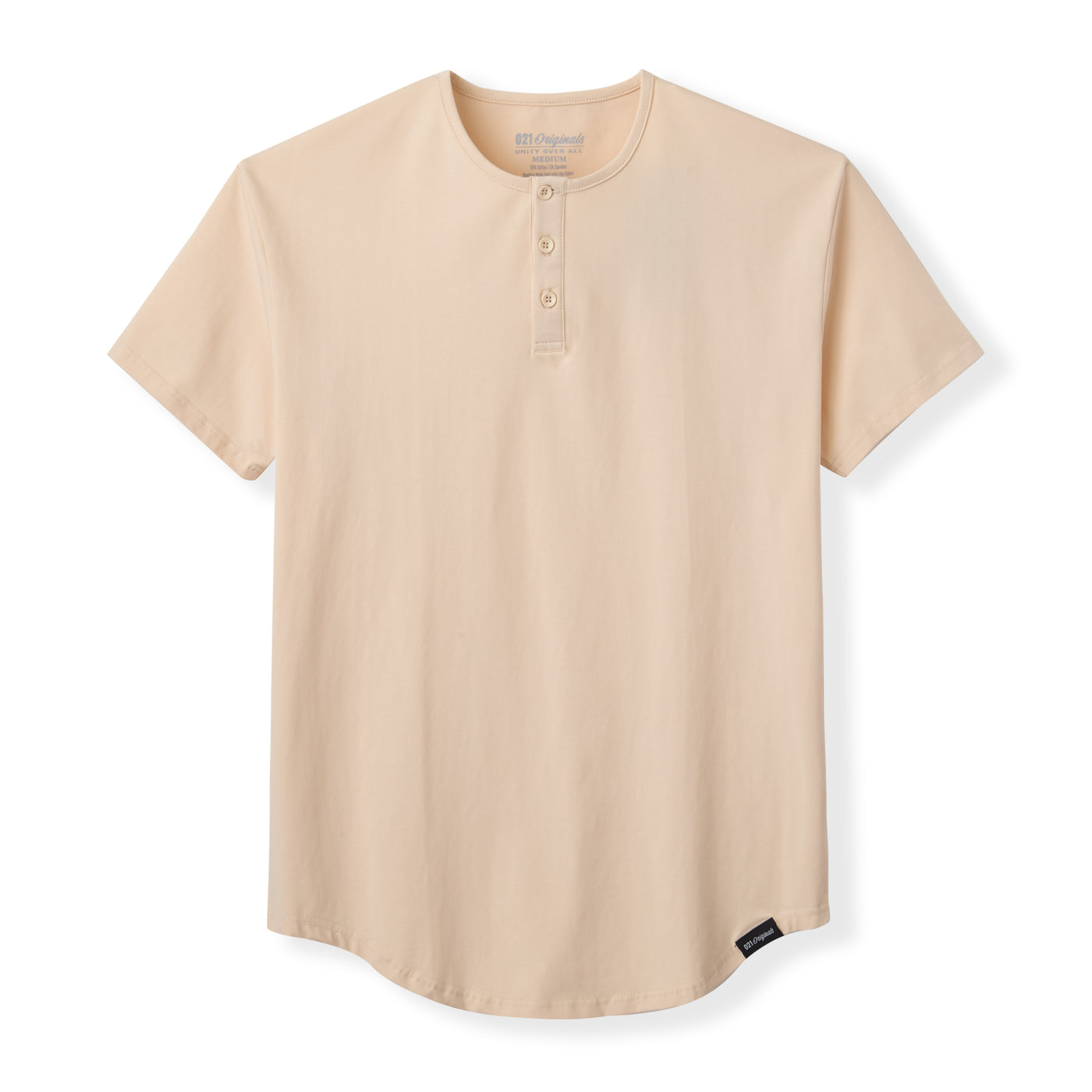 021 ESSENTIAL DROP-CUT HENLEY - SAND
