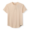 021 ESSENTIAL DROP-CUT HENLEY - SAND