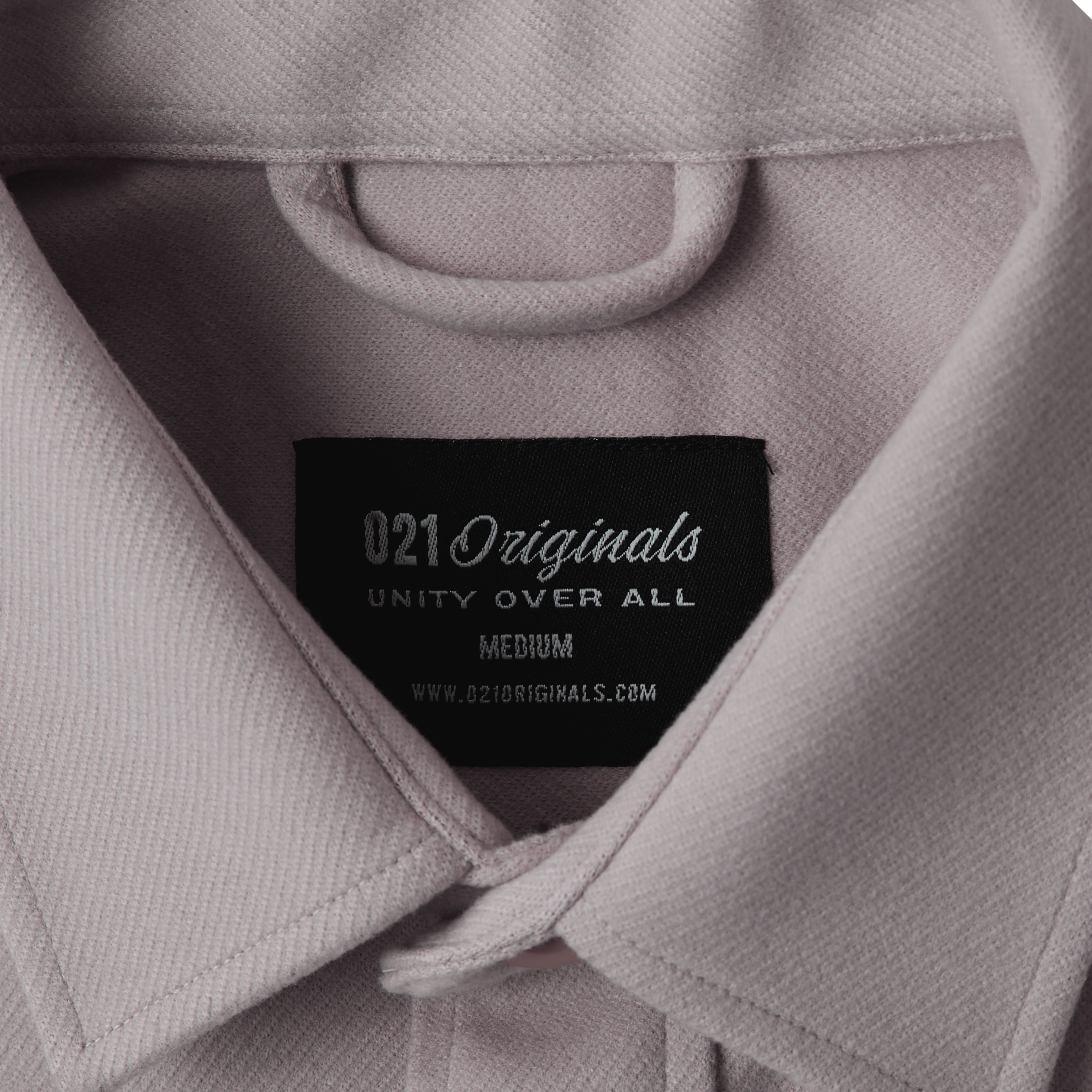 021 ESSENTIAL OVERSHIRT - CEMENT
