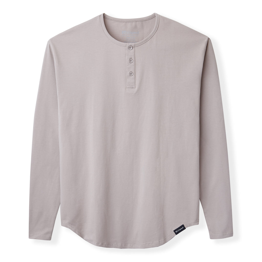 【新品未使用】HENLEY LONG SLEEVE Amazon.com: Men's Long Sleeve Henley Shirt Casual Loose