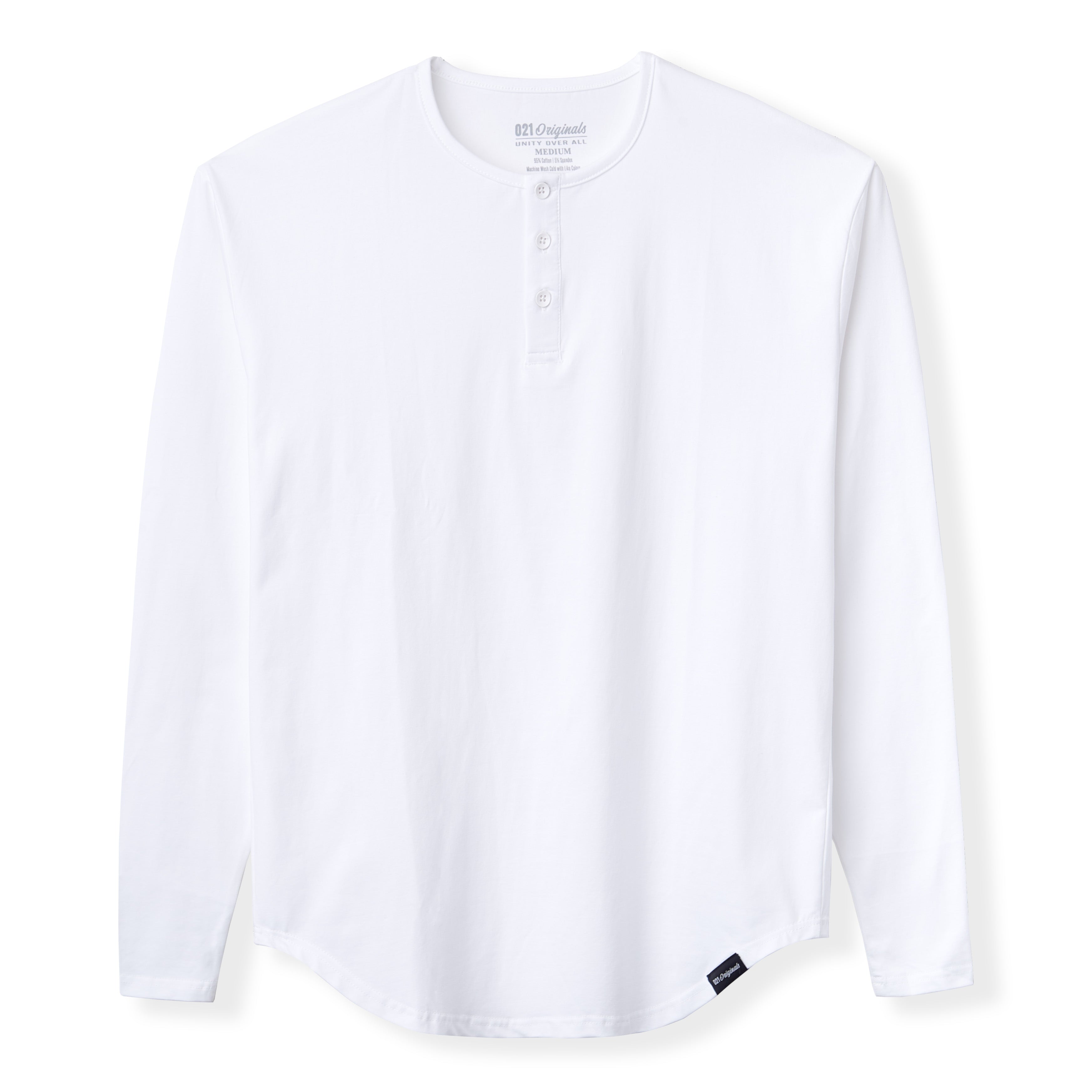 White Long Sleeve Athletic - Buttery Soft Long Sleeve White