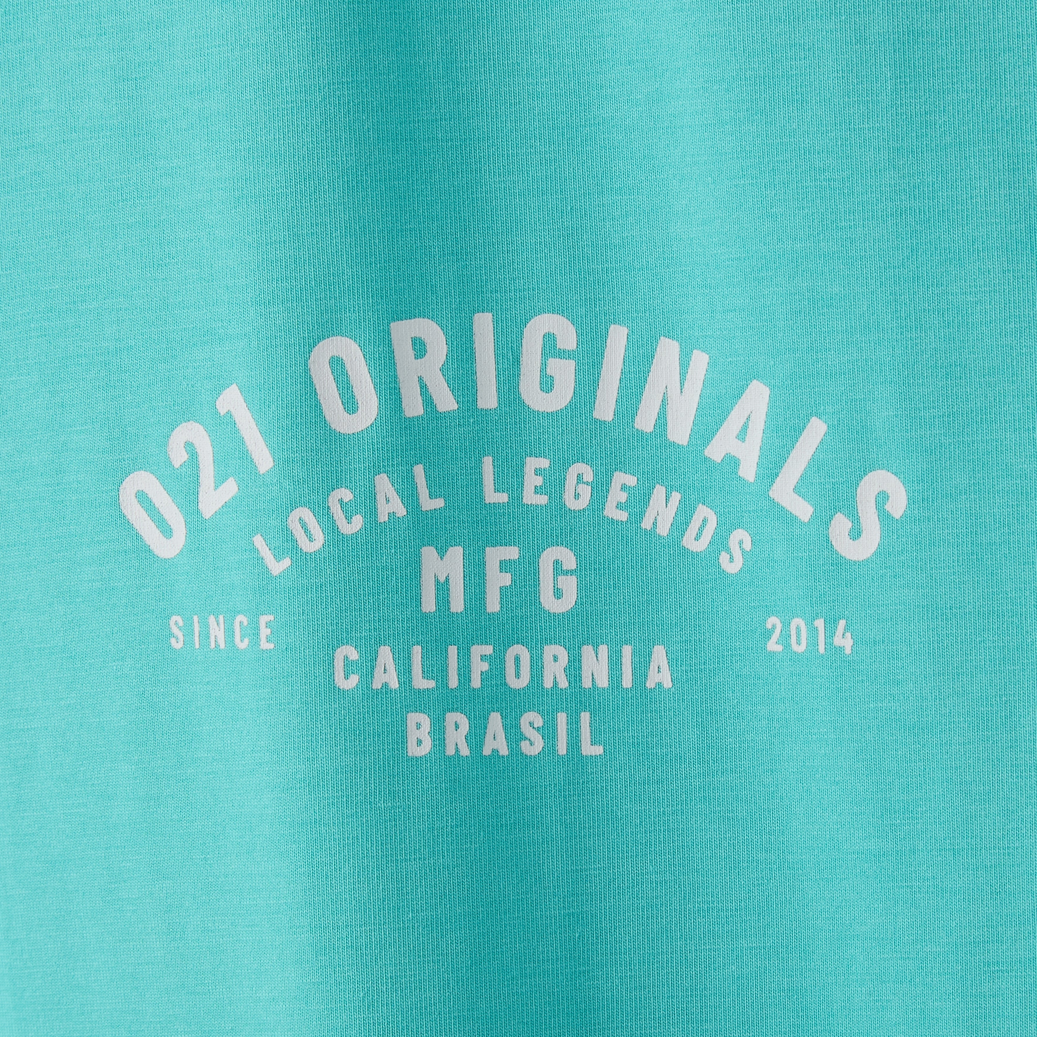 MFG DROP-CUT T-SHIRT - TEAL