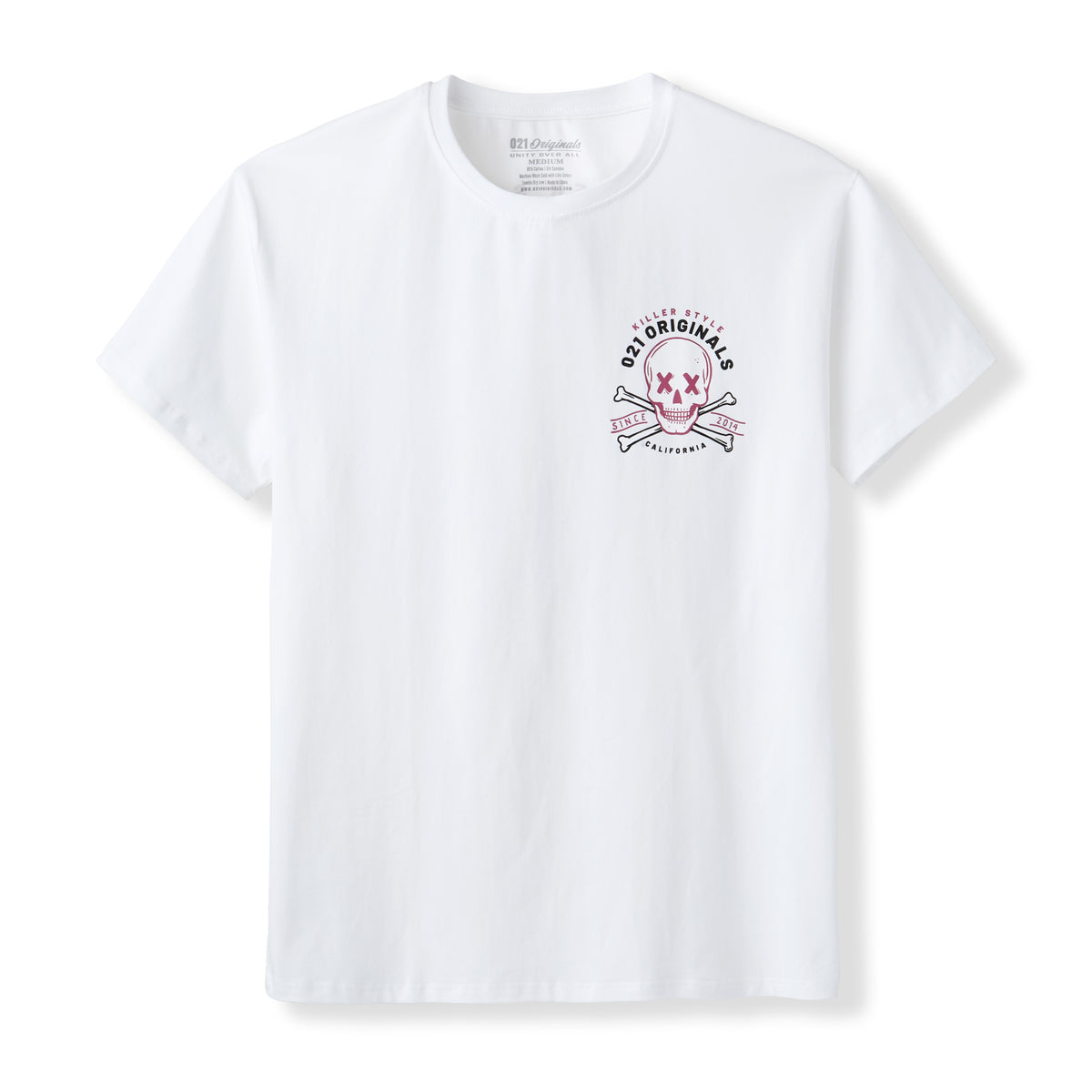KILLER STYLE T-SHIRT - WHITE