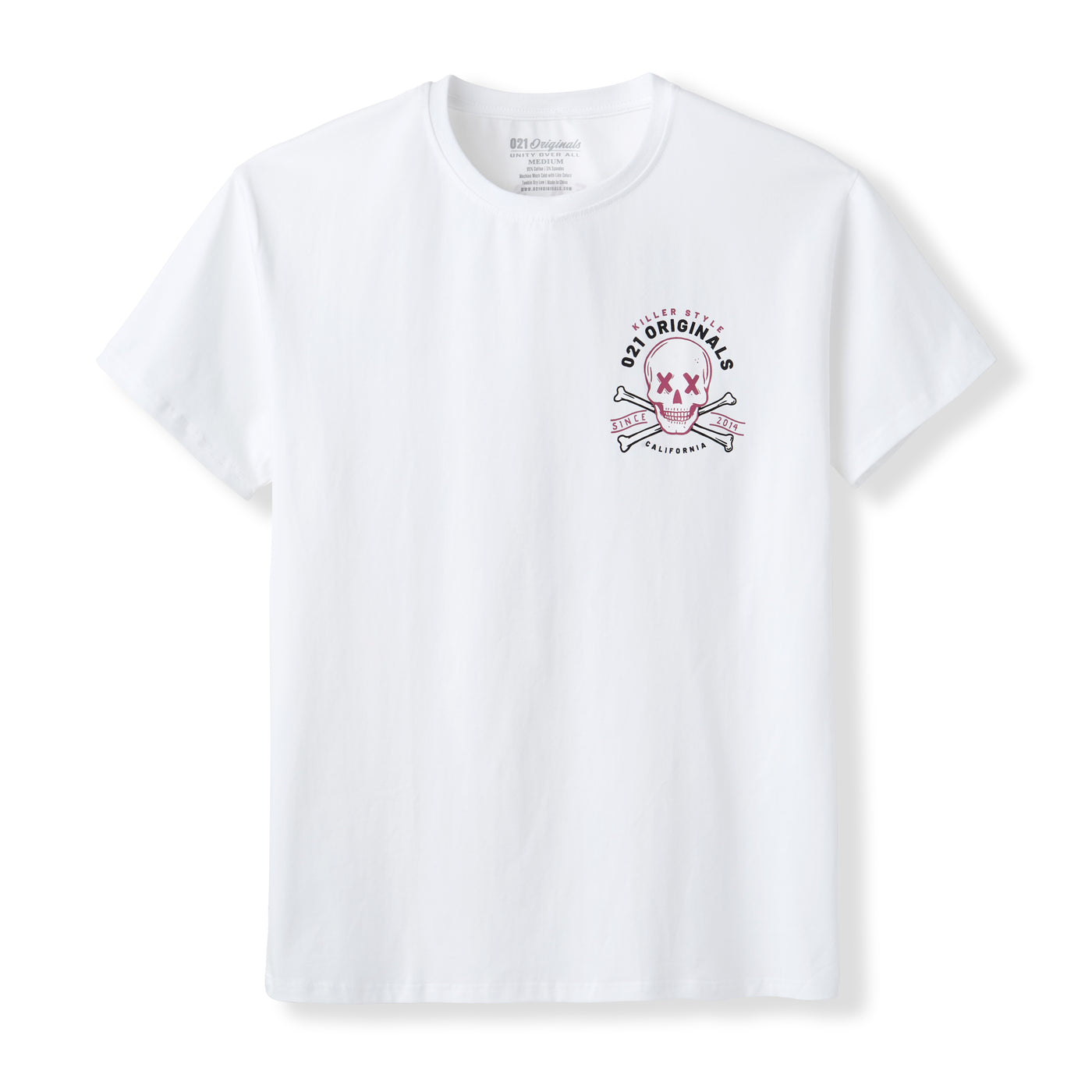 KILLER STYLE T-SHIRT - WHITE