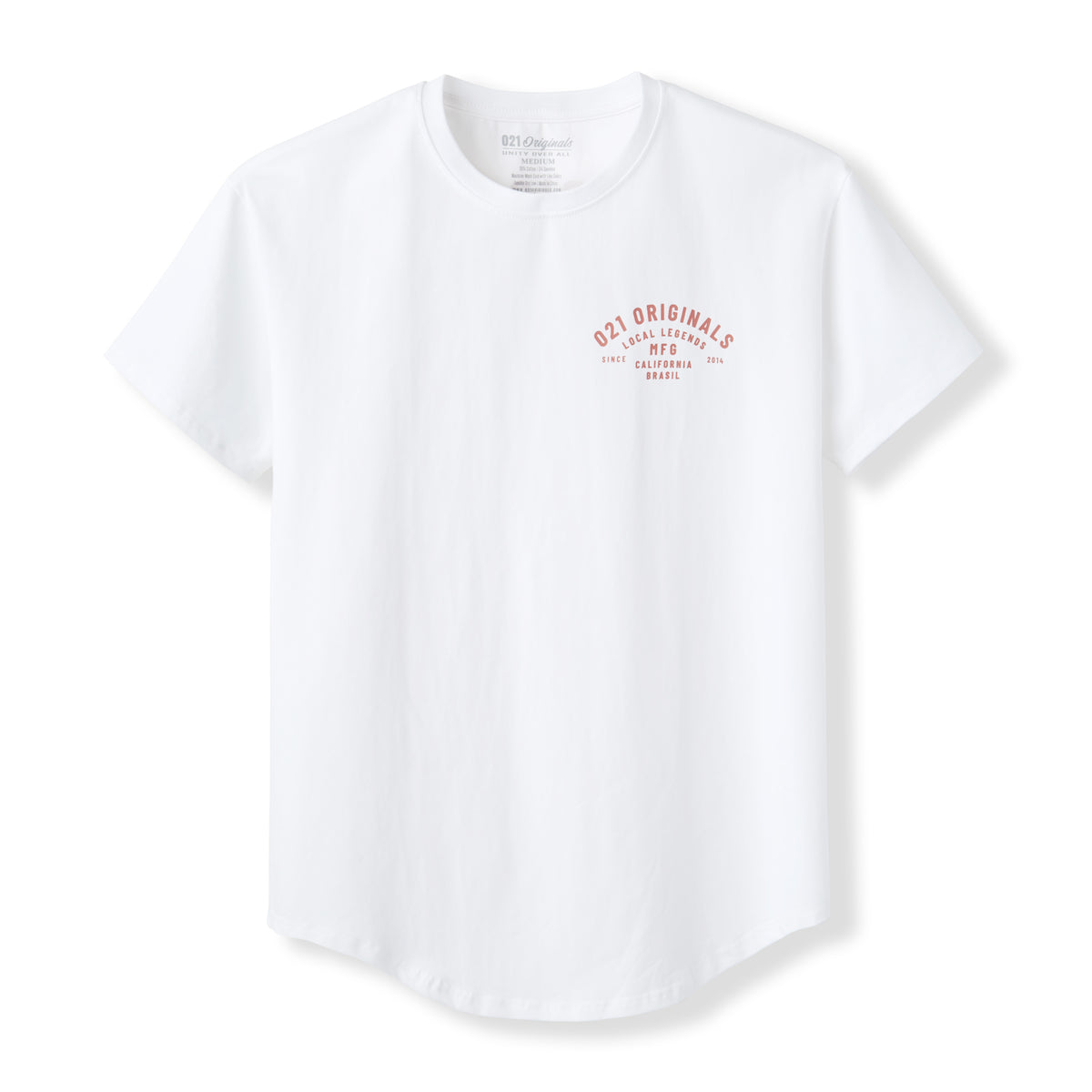 MFG DROP-CUT T-SHIRT - WHITE
