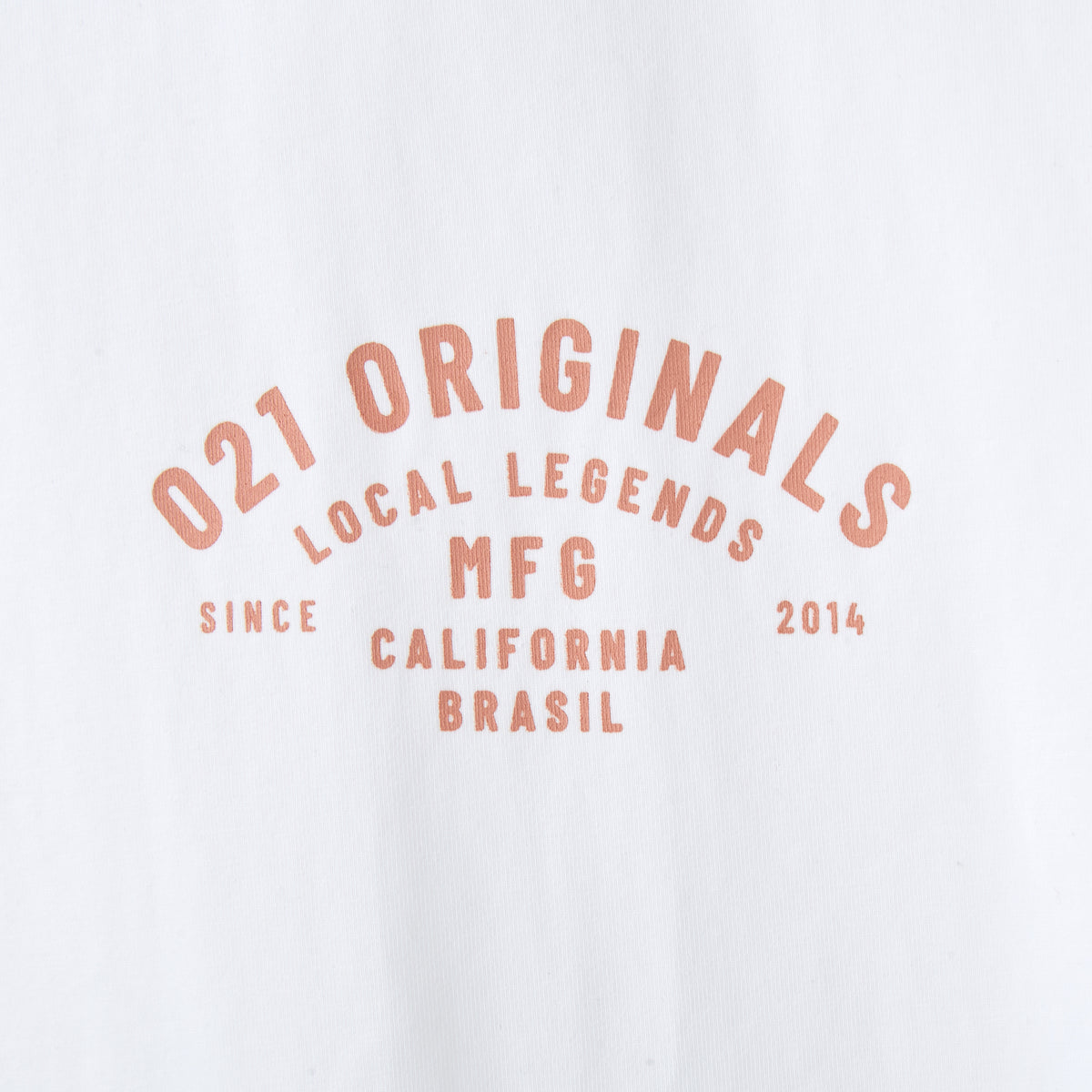 MFG DROP-CUT T-SHIRT - WHITE