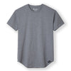 021 ESSENTIAL DROP-CUT T-SHIRT - HEATHER GREY