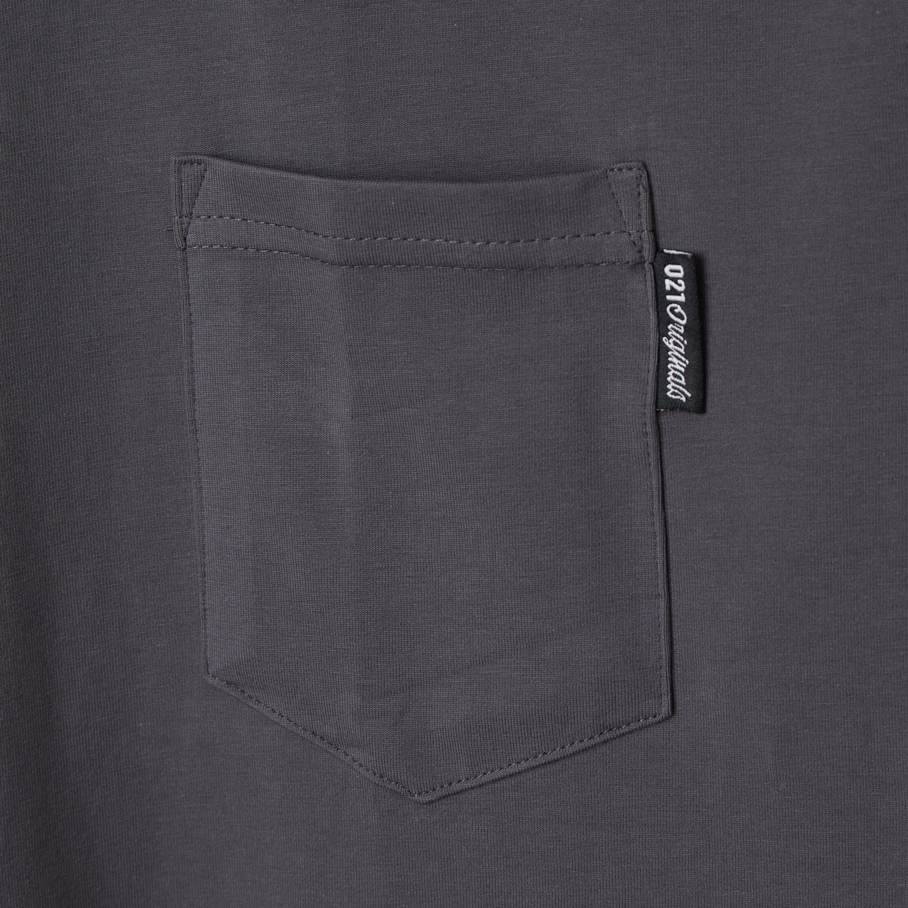Casual Pocket Tee Charcoal
