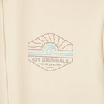 WIRE WAVE DROP CUT HOODIE - SAND