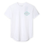 QUALITY VIBES DROP-CUT T-SHIRT - WHITE