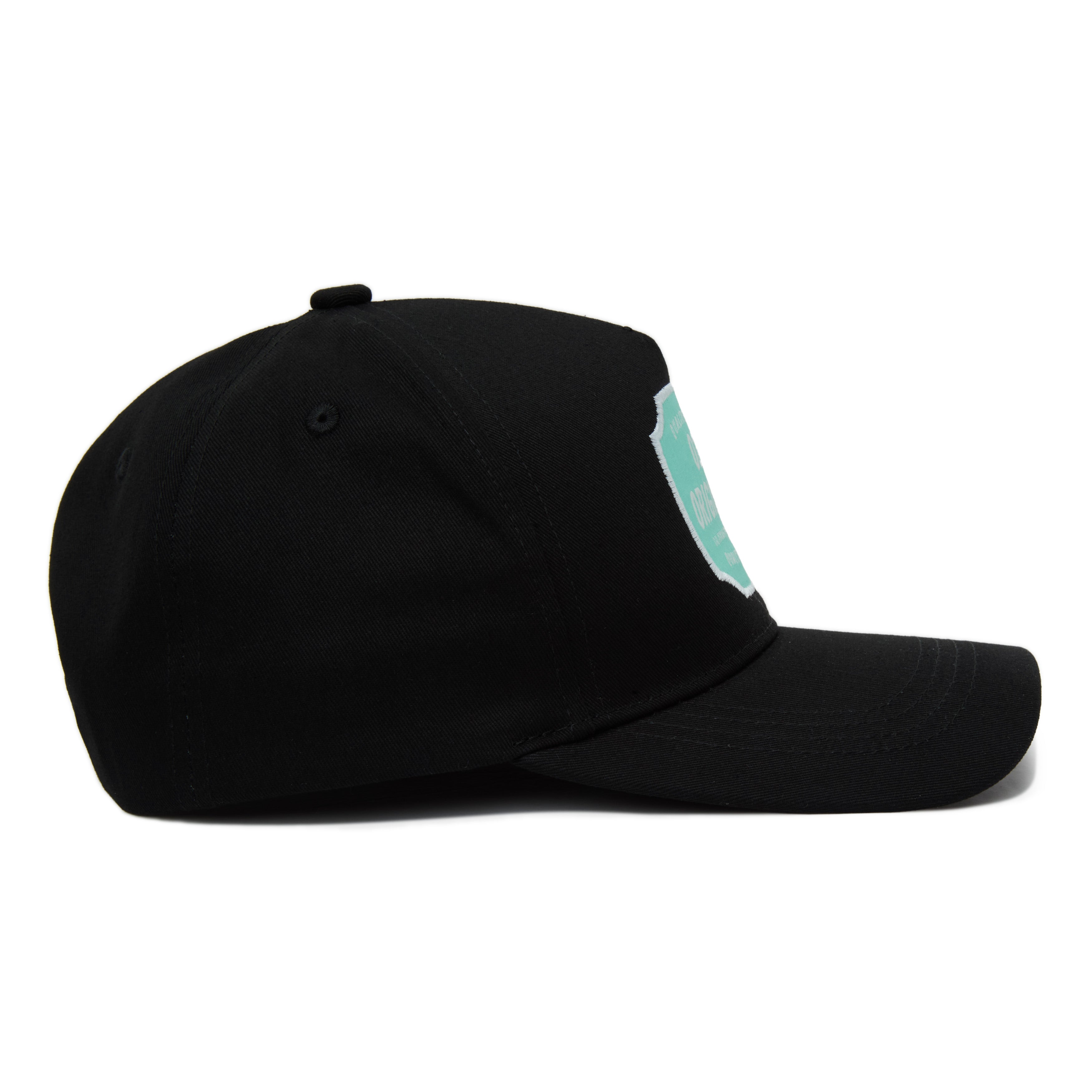 QUALITY GOODS SNAPBACK HAT - BLACK