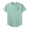 BALANCE DROP-CUT T-SHIRT - SEA FOAM