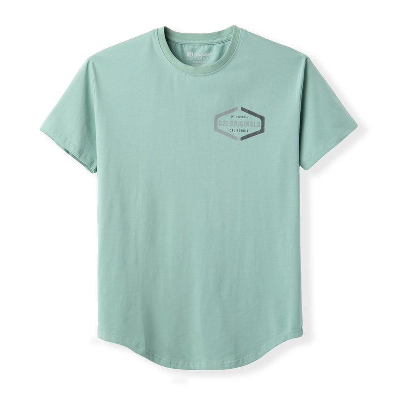 BALANCE DROP-CUT T-SHIRT - SEA FOAM