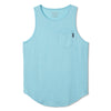 021 ESSENTIAL DROP-CUT TANK - POWDER BLUE