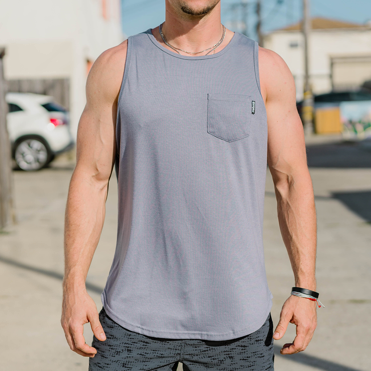 Athletic Graphite Tank