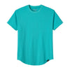 021 ESSENTIAL DROP-CUT T-SHIRT - TEAL