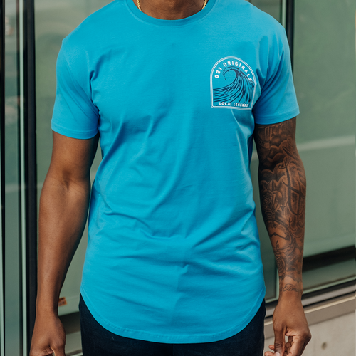 Athletic Fit Blue T-Shirt