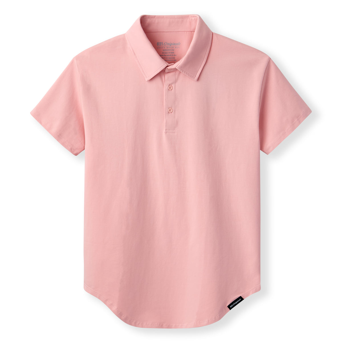 021 ESSENTIAL DROP-CUT POLO - DUSTY ROSE