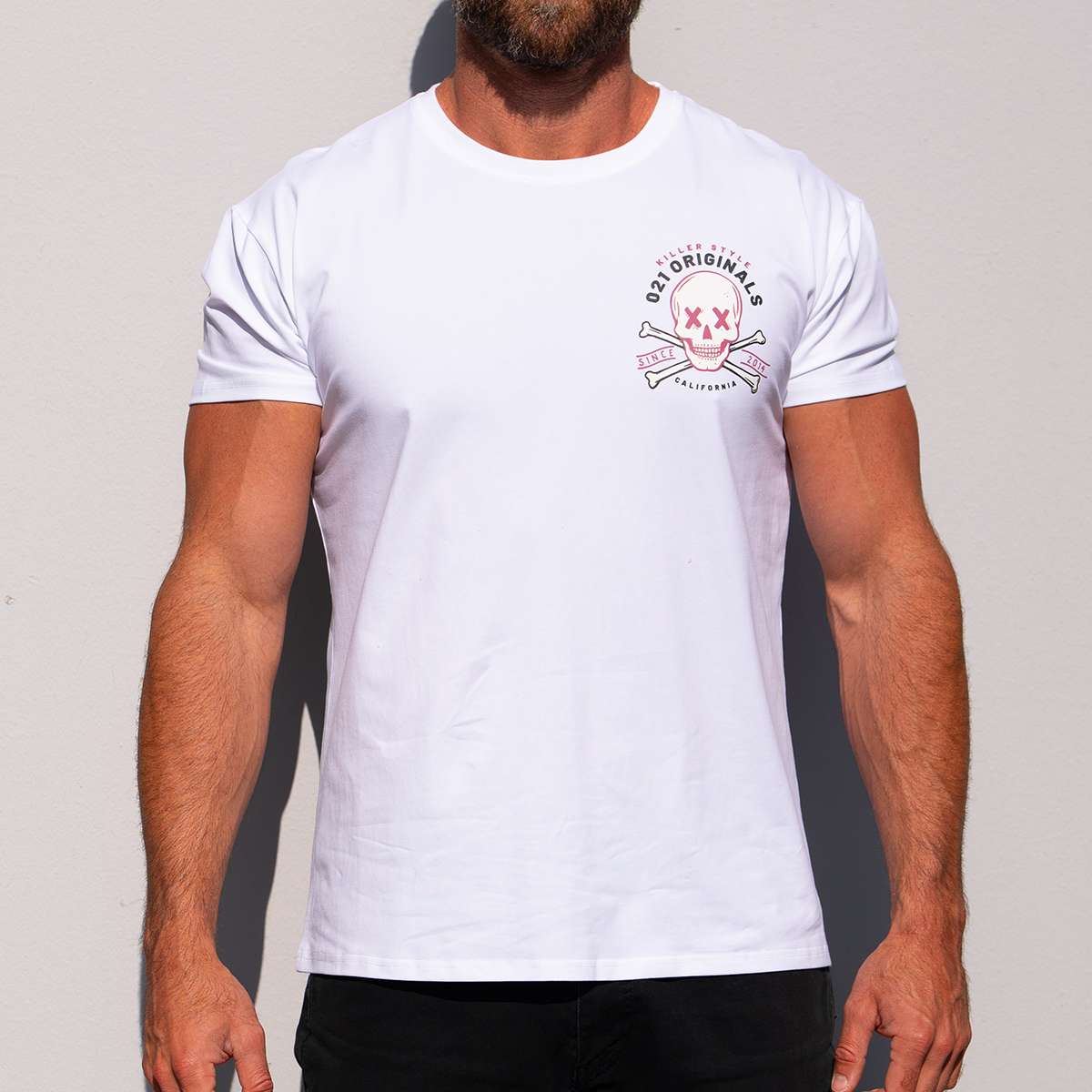 KILLER STYLE T-SHIRT - WHITE
